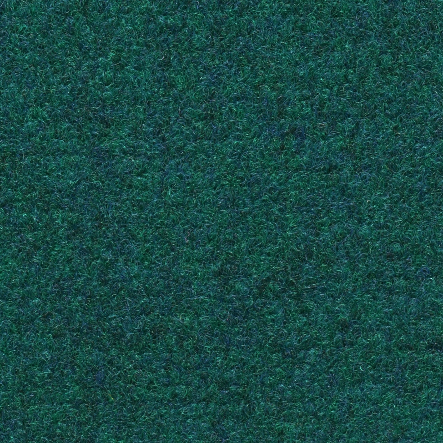 Grüner Teppichboden mit dichter, gleichmässiger Textur. Der Flor erscheint robust und eignet sich für vielseitige Bodenanwendungen in Innenräumen.