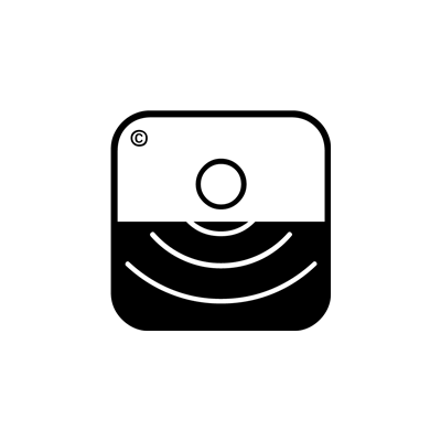 Piktogramm zur Darstellung von Trittschall – symbolisiert die Schalldämmung von Fußtritten und Geräuschen, die durch den Boden übertragen werden.